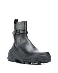 schwarze Chelsea Boots aus Leder von 1017 Alyx 9Sm