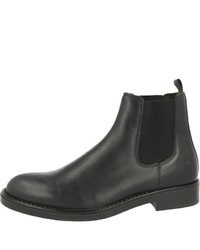 schwarze Chelsea Boots aus Leder von Bullboxer