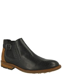 schwarze Chelsea Boots aus Leder von Bullboxer