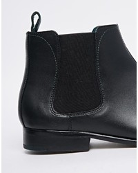 schwarze Chelsea Boots aus Leder von Ted Baker