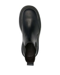 schwarze Chelsea Boots aus Leder von Bottega Veneta