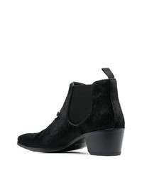 schwarze Chelsea Boots aus Leder von Needles