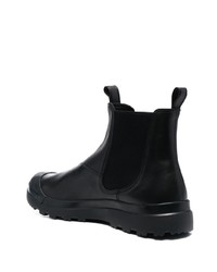 schwarze Chelsea Boots aus Leder von Officine Creative