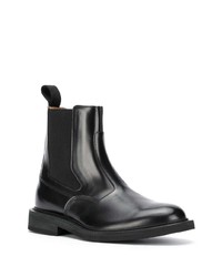 schwarze Chelsea Boots aus Leder von Bottega Veneta