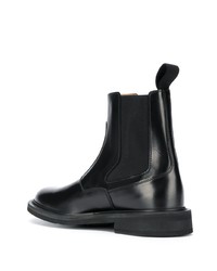 schwarze Chelsea Boots aus Leder von Bottega Veneta