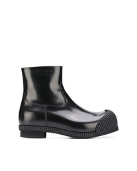 schwarze Chelsea Boots aus Leder von Calvin Klein 205W39nyc
