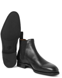 schwarze Chelsea Boots aus Leder von Edward Green