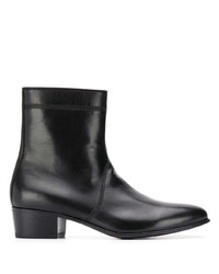 schwarze Chelsea Boots aus Leder von Carvil