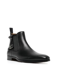 schwarze Chelsea Boots aus Leder von Magnanni