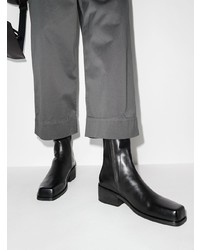 schwarze Chelsea Boots aus Leder von Marsèll