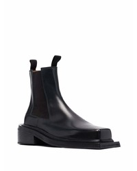 schwarze Chelsea Boots aus Leder von Marsèll