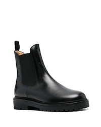 schwarze Chelsea Boots aus Leder von Isabel Marant