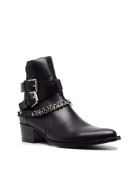 schwarze Chelsea Boots aus Leder von Amiri