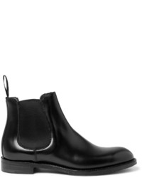 schwarze Chelsea Boots aus Leder von Cheaney