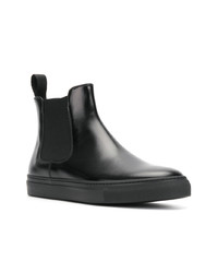 schwarze Chelsea Boots aus Leder von Aiezen