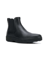 schwarze Chelsea Boots aus Leder von Tod's