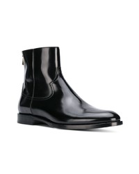 schwarze Chelsea Boots aus Leder von Dolce & Gabbana