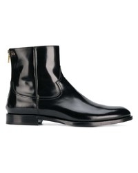 schwarze Chelsea Boots aus Leder von Dolce & Gabbana