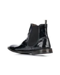 schwarze Chelsea Boots aus Leder von Premiata