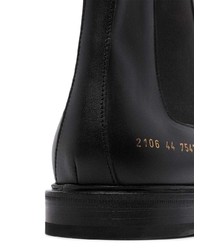 schwarze Chelsea Boots aus Leder von Common Projects