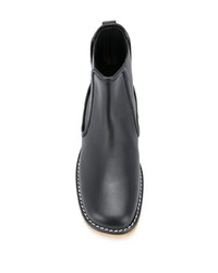 schwarze Chelsea Boots aus Leder von Loewe