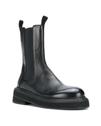 schwarze Chelsea Boots aus Leder von Marsèll