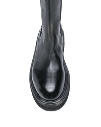 schwarze Chelsea Boots aus Leder von Marsèll