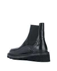 schwarze Chelsea Boots aus Leder von A-Cold-Wall*