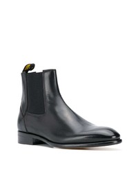 schwarze Chelsea Boots aus Leder von Doucal's