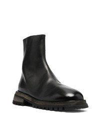 schwarze Chelsea Boots aus Leder von Marsèll