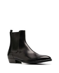 schwarze Chelsea Boots aus Leder von Buttero