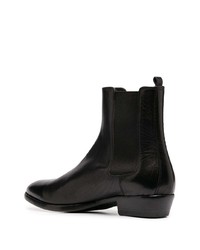 schwarze Chelsea Boots aus Leder von Buttero