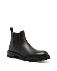 schwarze Chelsea Boots aus Leder von Magnanni