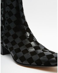 schwarze Chelsea Boots aus Leder von Jeffery West