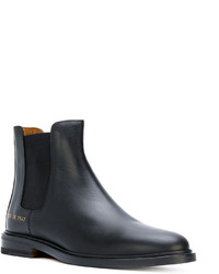 schwarze Chelsea Boots aus Leder von Common Projects