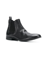 schwarze Chelsea Boots aus Leder von Pantanetti