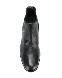 schwarze Chelsea Boots aus Leder von Pantanetti