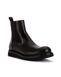 schwarze Chelsea Boots aus Leder von Rick Owens