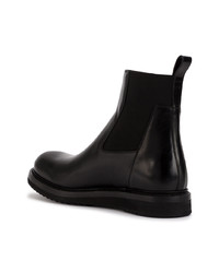 schwarze Chelsea Boots aus Leder von Rick Owens