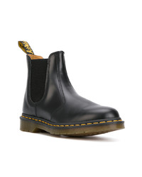 schwarze Chelsea Boots aus Leder von Dr. Martens