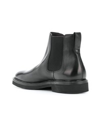 schwarze Chelsea Boots aus Leder von Henderson Baracco