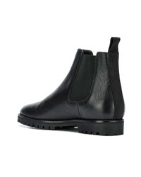 schwarze Chelsea Boots aus Leder von Etq.