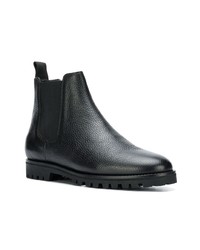 schwarze Chelsea Boots aus Leder von Etq.