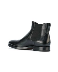 schwarze Chelsea Boots aus Leder von Henderson Baracco