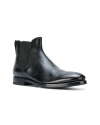 schwarze Chelsea Boots aus Leder von Henderson Baracco