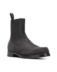 schwarze Chelsea Boots aus Leder von Alyx