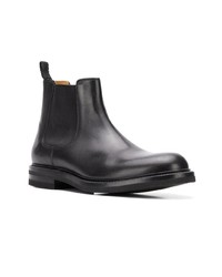 schwarze Chelsea Boots aus Leder von Green George