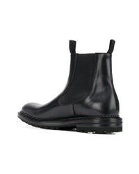 schwarze Chelsea Boots aus Leder von Green George