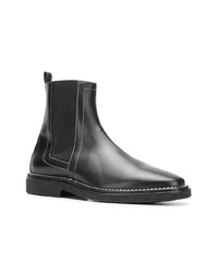 schwarze Chelsea Boots aus Leder von Pierre Hardy