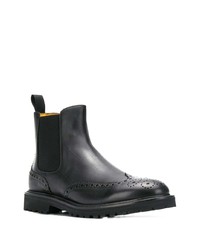 schwarze Chelsea Boots aus Leder von Scarosso